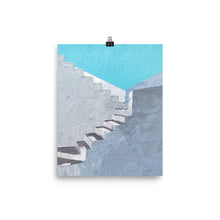 Load image into Gallery viewer, 8x10 Wanderlust Painting Art Print Greece Collection