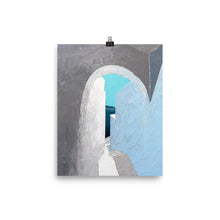 Load image into Gallery viewer, 8x10 In The Distance Painting Greece Art Print