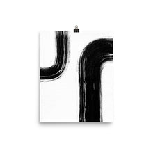 Load image into Gallery viewer, 8x10 Decisions Abstract Brushstroke Art Print Movement Collection