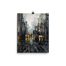 Load image into Gallery viewer, 8x10 Rush Hour Cityscape Art Print Urban Collection