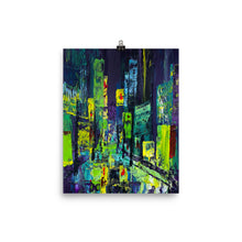 Load image into Gallery viewer, 8x10 After Hours Cityscape Art Print Urban Collection