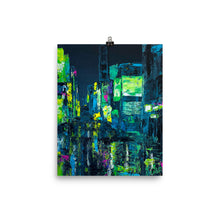 Load image into Gallery viewer, 8x10 4AM Abstract Cityscape Art Print Urban Collection