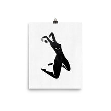 Load image into Gallery viewer, 8x10 Breathe Female Silhouette Art Print Positions Collection