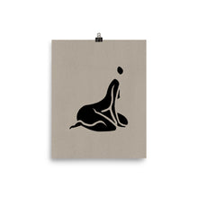 Load image into Gallery viewer, 8x10 Curious No.2 Female Silhouette Print Positions Collection