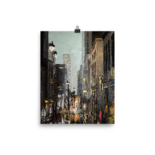 Load image into Gallery viewer, 8x10 Friday Abstract Cityscape Art Print Urban Collection