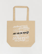 Load image into Gallery viewer, Art Has No Rules Graffiti Art Quote Tote Bag

