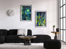 Load image into Gallery viewer, Neon Cityscape Paintings Tokyo Street Perspective Wall Prints
