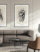 Load image into Gallery viewer, Woman Body Side Profile Line Drawing Wall Art
