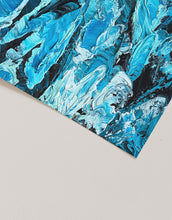 Load image into Gallery viewer, Brush Strokes of an Abstract Water Art Print
