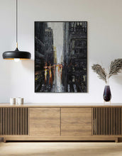 Load image into Gallery viewer, City Buildings Painting Abstract Street Cityscape Wall Print
