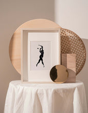 Load image into Gallery viewer, Minimalist Female Silhouette Wall Art Sitting Matisse Inspired
