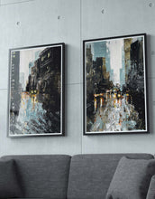 Load image into Gallery viewer, Set of 2 Abstract Cityscape Wall Prints Canada
