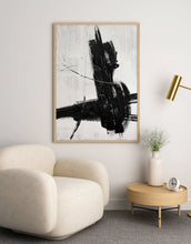 Load image into Gallery viewer, Mid Century Modern Minimalism Abstract Art Brushstrokes
