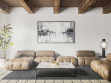Load image into Gallery viewer, Black and White Horizon Painting Living Room Decor
