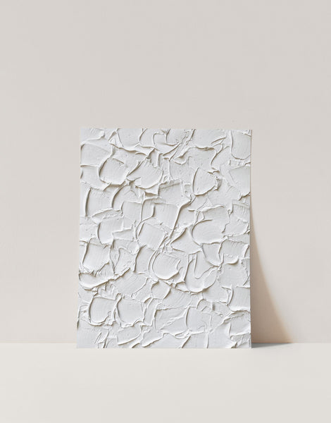 Abstract Textured Painting Plaster Art Print