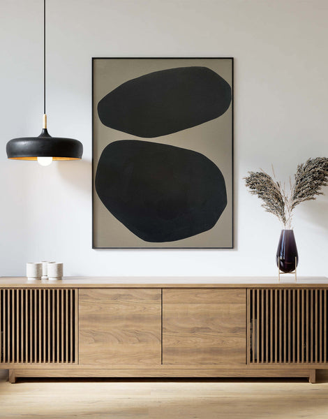 Contemporary Painted Abstract Geometric Shapes Minimalist Wall Print