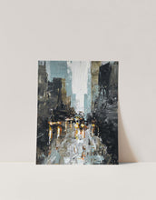 Load image into Gallery viewer, NYC Street Perspective Abstract Cityscape Painting Wall Print
