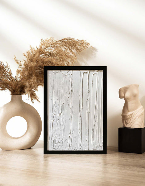 Minimalist Abstract Texture Plaster Print Wall Art