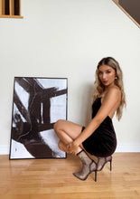 Load image into Gallery viewer, Black/White Brush Stroke Art Print Modern Home Decor
