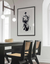 Load image into Gallery viewer, Female Body Marker Illustration Abstract Wall Art
