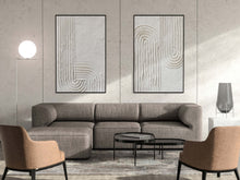 Load image into Gallery viewer, Pair of Abstract Textured Plaster Wall Art Prints
