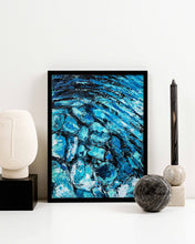 Load image into Gallery viewer, Art Print of a Water Ripple Painting
