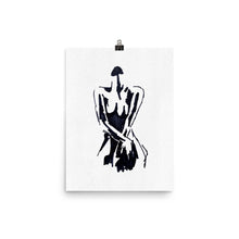 Load image into Gallery viewer, 12x16 Senses Drawing Art Print Body Language Collection

