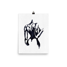 Load image into Gallery viewer, 12x16 Unspoken Drawing Art Print Body Language Collection

