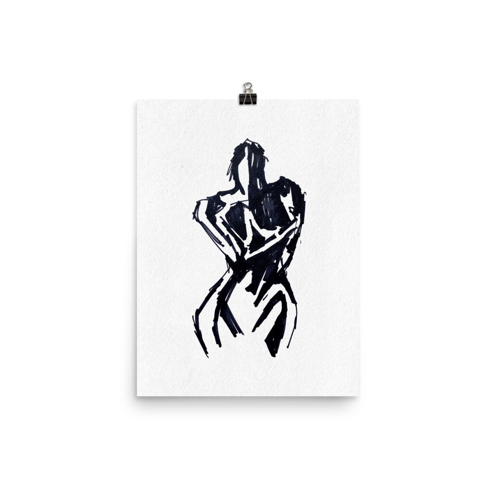 12x16 The Body Art Print Body Language Collection