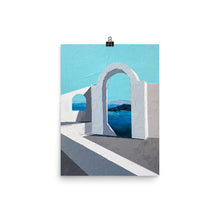 Load image into Gallery viewer, 12x16 Paradise Painting Art Print Greece Collection
