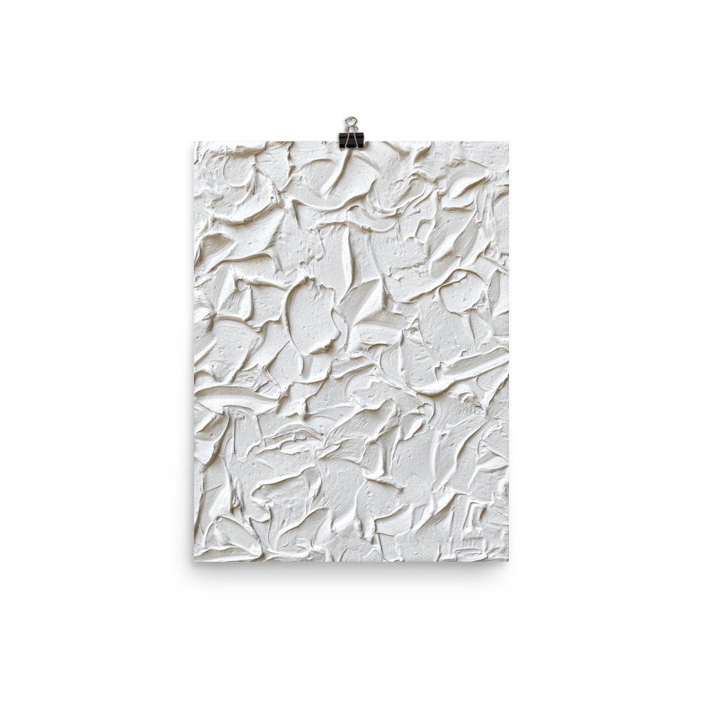 12x16 Ubiquitous Abstract Plaster Art Print Texture Collection