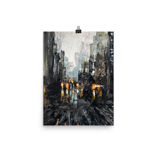 Load image into Gallery viewer, 12x16 Rush Hour Cityscape Art Print Urban Collection
