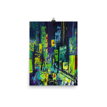 Load image into Gallery viewer, 12x16 After Hours Cityscape Art Print Urban Collection

