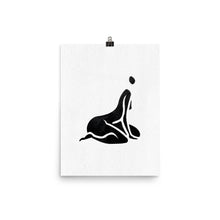 Load image into Gallery viewer, 12x16 Curious Female Silhouette Art Print Positions Collection
