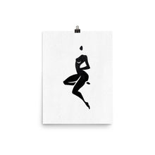Load image into Gallery viewer, 12x16 Waiting Female Silhouette Art Print Positions Collection
