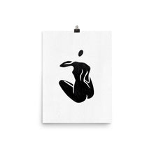 Load image into Gallery viewer, 12x16 Waiting Female Silhouette Art Print Positions Collection
