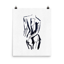 Load image into Gallery viewer, 16x20 Ponder Sketch Art Print Body Language Collection
