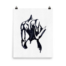 Load image into Gallery viewer, 16x20 Unspoken Drawing Art Print Body Language Collection
