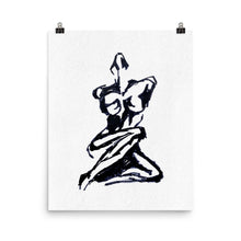 Load image into Gallery viewer, 16x20 Divine Drawing Art Print Body Language Collection
