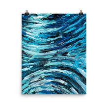 Load image into Gallery viewer, 16x20 Ripple Effect Painting Art Print Water Collection

