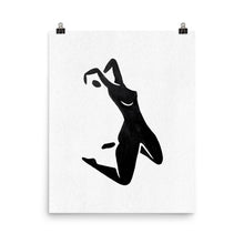Load image into Gallery viewer, 16x20 Breathe Female Silhouette Art Print Positions Collection

