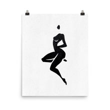 Load image into Gallery viewer, 16x20 Waiting Female Silhouette Art Print Positions Collection
