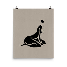 Load image into Gallery viewer, 16x20 Curious No.2 Female Silhouette Print Positions Collection
