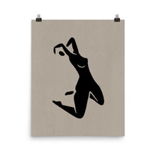 Load image into Gallery viewer, 16x20 Breathe No.2 Female Silhouette Print Positions Collection
