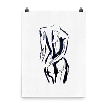Load image into Gallery viewer, 18x24 Ponder Drawing Art Print Body Language Collection
