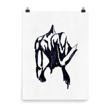Load image into Gallery viewer, 18x24 Unspoken Drawing Art Print Body Language Collection
