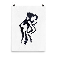 Load image into Gallery viewer, 18x24 Thoughts Illustration Art Print Body Language Collection
