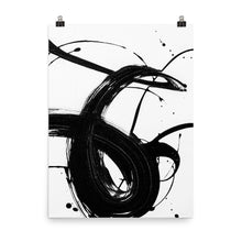 Load image into Gallery viewer, 18x24 Champagne Pop Brushstroke Art Print Movement Collection
