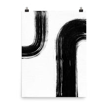 Load image into Gallery viewer, 18x24 Decisions Abstract Brushstroke Art Print Movement Collection
