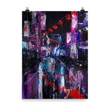 Load image into Gallery viewer, 18x24 Tokyo Drift Cityscape Art Print Urban Collection
